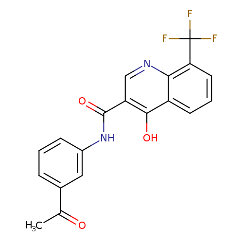 N-(3-acetylphenyl)-4-hydroxy-8-(trifluoromethyl)quinoline-3-carboxamide