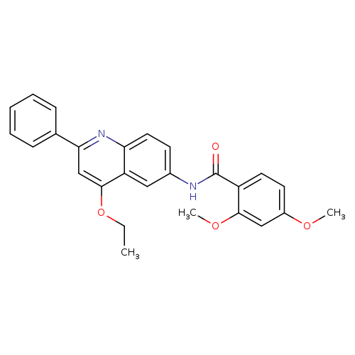 N-(4-ethoxy-2-phenylquinolin-6-yl)-2,4-dimethoxybenzamide