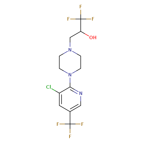 3-{4-[3-chloro-5-(trifluoromethyl)pyridin-2-yl]piperazin-1-yl}-1,1,1-trifluoropropan-2-ol