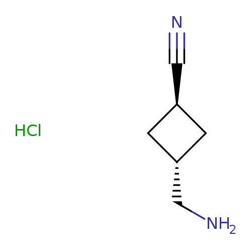 rac-(1r,3r)-3-(aminomethyl)cyclobutane-1-carbonitrile hydrochloride