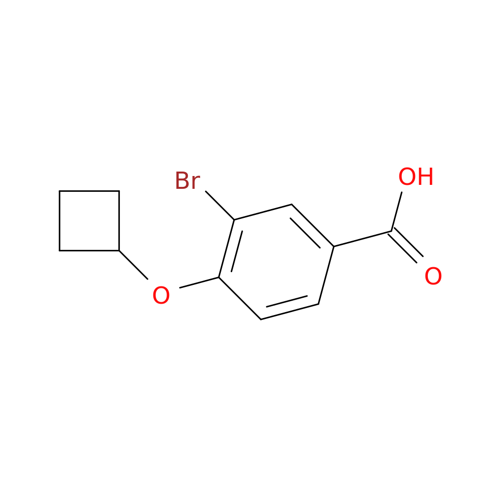 3-Bromo-4-cyclobutoxy-benzoic acid