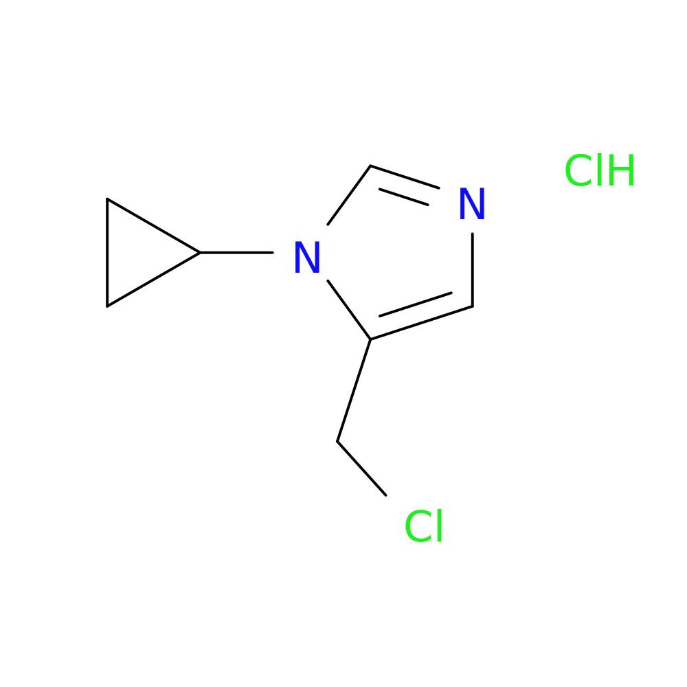 5-(chloromethyl)-1-cyclopropyl-1H-imidazole hydrochloride