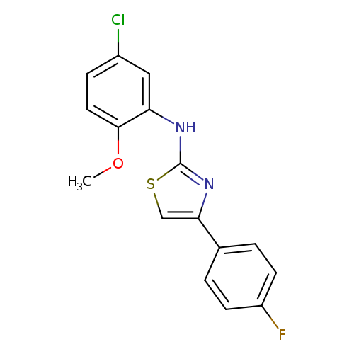 N-(5-chloro-2-methoxyphenyl)-4-(4-fluorophenyl)-1,3-thiazol-2-amine