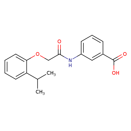 Benzoic acid, 3-[[2-[2-(1-methylethyl)phenoxy]acetyl]amino]-
