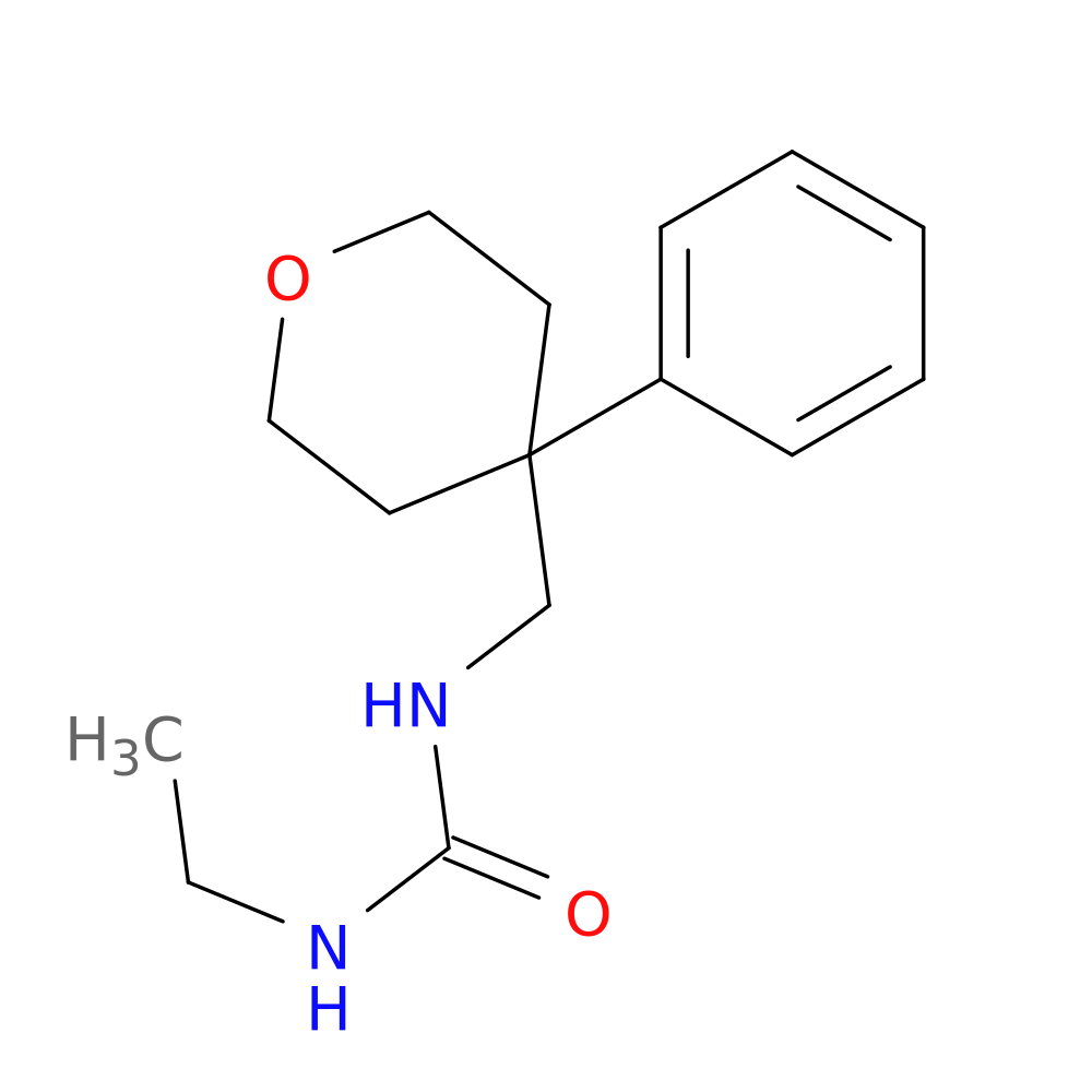 3-ethyl-1-[(4-phenyloxan-4-yl)methyl]urea