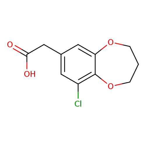 2-(9-Chloro-3,4-dihydro-2H-benzo[b][1,4]dioxepin-7-yl)acetic acid