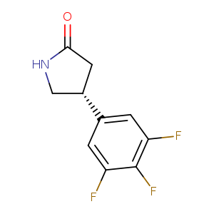 2-Pyrrolidinone, 4-(3,4,5-trifluorophenyl)-, (4R)-
