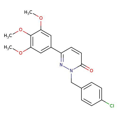 2-[(4-chlorophenyl)methyl]-6-(3,4,5-trimethoxyphenyl)-2,3-dihydropyridazin-3-one