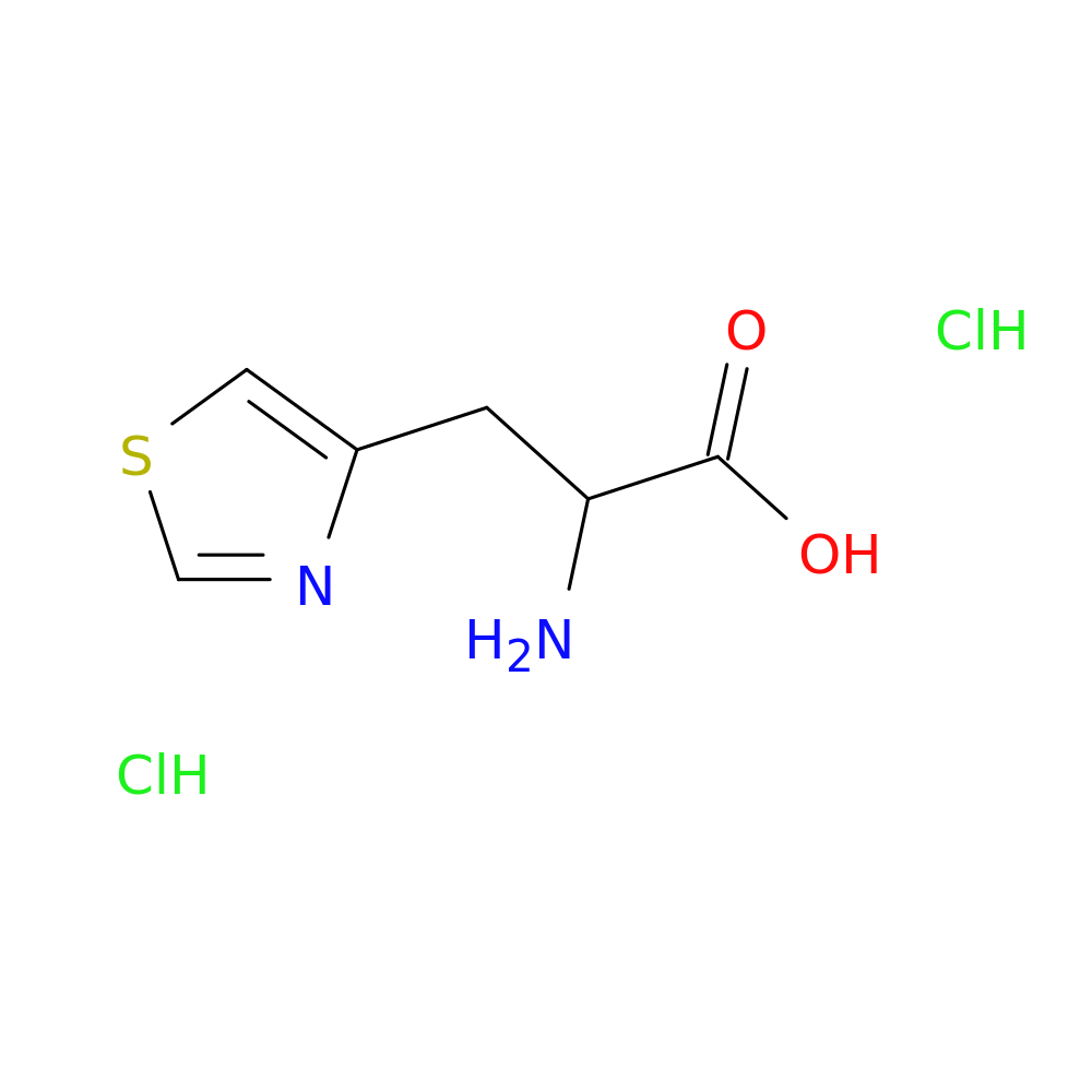 2-amino-3-(1,3-thiazol-4-yl)propanoic acid dihydrochloride