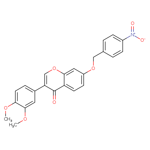 3-(3,4-dimethoxyphenyl)-7-[(4-nitrophenyl)methoxy]-4H-chromen-4-one