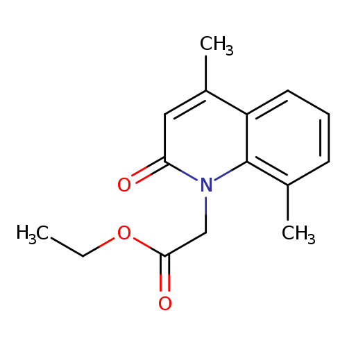 ethyl 2-(4,8-dimethyl-2-oxo-1,2-dihydroquinolin-1-yl)acetate