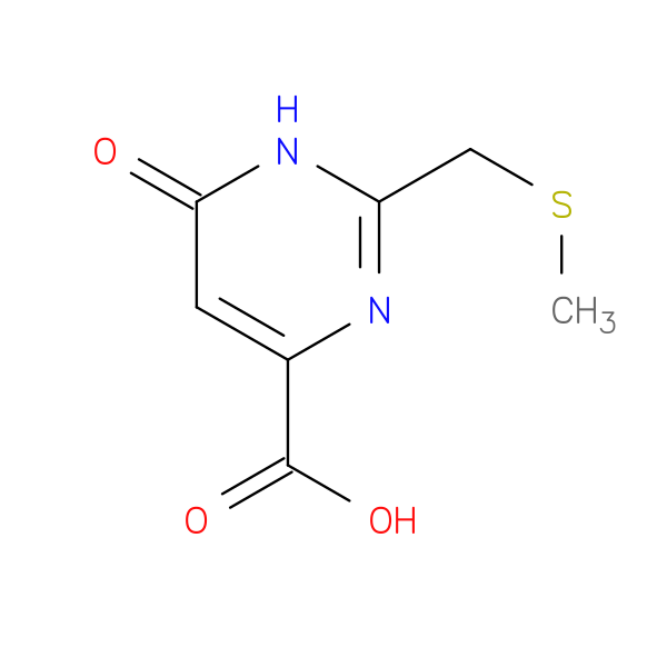 2-((Methylthio)methyl)-6-oxo-1,6-dihydropyrimidine-4-carboxylic acid