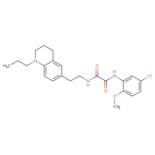 N'-(5-chloro-2-methoxyphenyl)-N-[2-(1-propyl-1,2,3,4-tetrahydroquinolin-6-yl)ethyl]ethanediamide