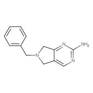 5H-Pyrrolo[3,4-d]pyrimidin-2-amine, 6,7-dihydro-6-(phenylmethyl)-