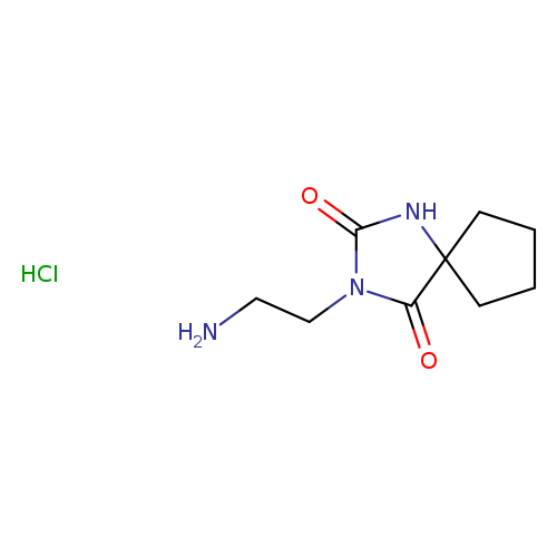 3-(2-Aminoethyl)-1,3-diazaspiro[4.4]nonane-2,4-dione hydrochloride