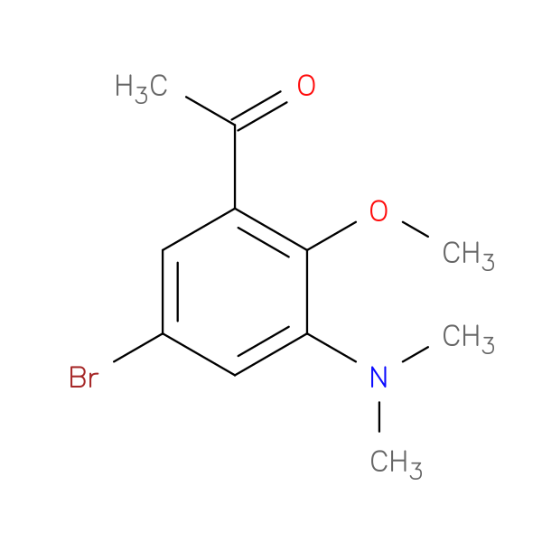 1-(5-Bromo-3-dimethylamino-2-methoxy-phenyl)-ethanone