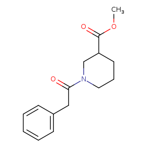 methyl 1-(phenylacetyl)-3-piperidinecarboxylate