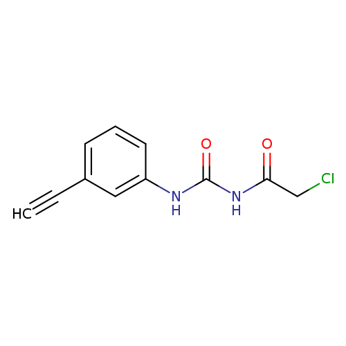 3-(2-chloroacetyl)-1-(3-ethynylphenyl)urea