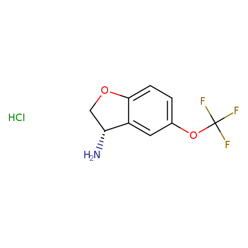 (3S)-5-(trifluoromethoxy)-2,3-dihydrobenzo[b]furan-3-ylaminehcl