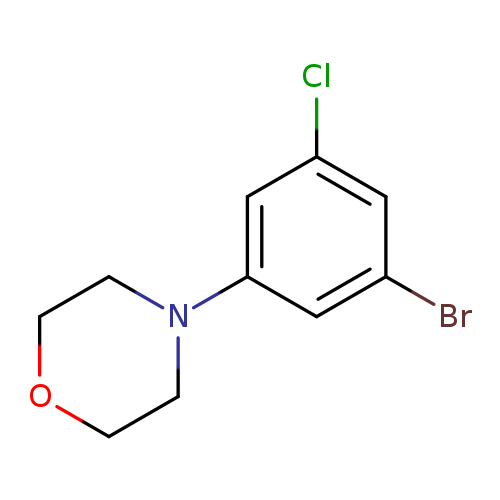 1-Bromo-3-chloro-5-morpholinobenzene