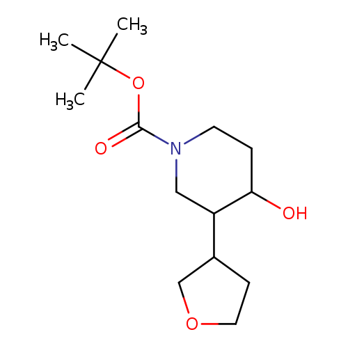 tert-butyl 4-hydroxy-3-(oxolan-3-yl)piperidine-1-carboxylate