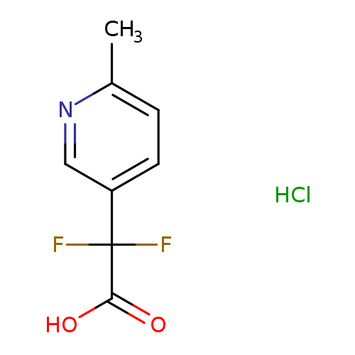 2,2-difluoro-2-(6-methylpyridin-3-yl)acetic acid hydrochloride