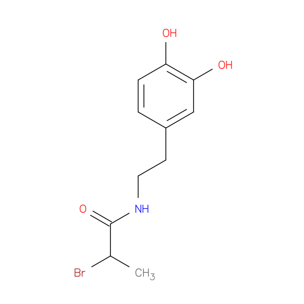 2-BROMO-N-[2-(3,4-DIHYDROXYPHENYL)ETHYL]-PROPANAMIDE
