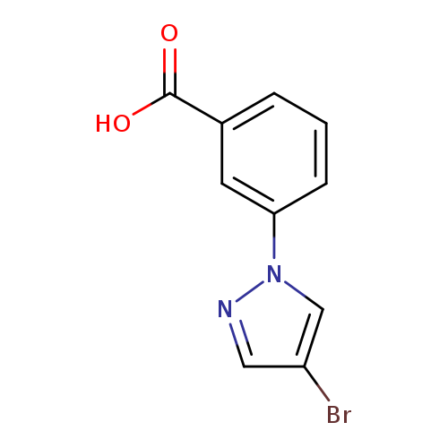 3-(4-Bromo-1H-pyrazol-1-yl)benzoic acid