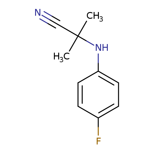 2-((4-Fluorophenyl)amino)-2-methylpropanenitrile
