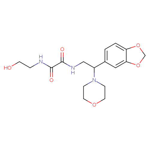 N'-[2-(2H-1,3-benzodioxol-5-yl)-2-(morpholin-4-yl)ethyl]-N-(2-hydroxyethyl)ethanediamide