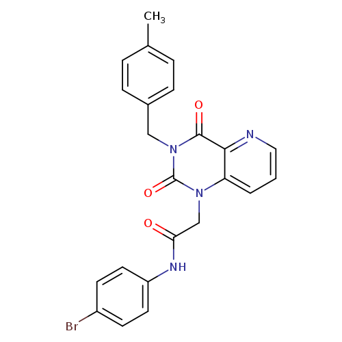 N-(4-bromophenyl)-2-{3-[(4-methylphenyl)methyl]-2,4-dioxo-1H,2H,3H,4H-pyrido[3,2-d]pyrimidin-1-yl}acetamide