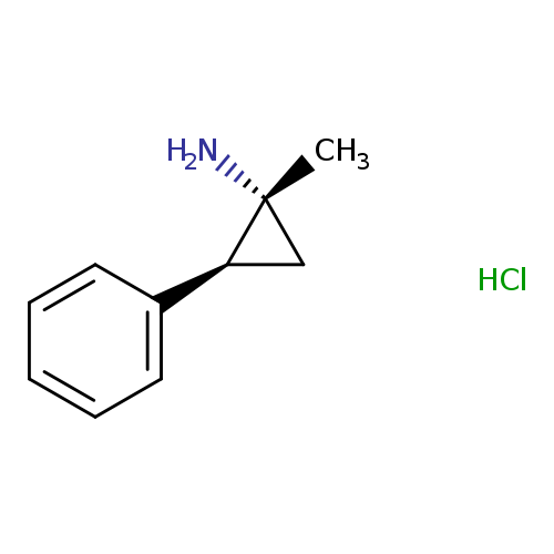 1-methyl-2-phenylcyclopropan-1-amine hydrochloride, trans