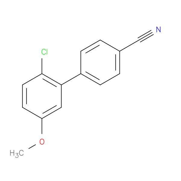 4-(2-Chloro-5-methoxyphenyl)benzonitrile