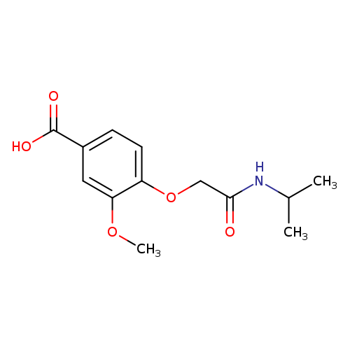 3-methoxy-4-{[(propan-2-yl)carbamoyl]methoxy}benzoic acid