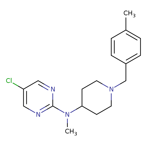 5-chloro-N-methyl-N-{1-[(4-methylphenyl)methyl]piperidin-4-yl}pyrimidin-2-amine