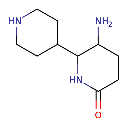 5-amino-6-(piperidin-4-yl)piperidin-2-one
