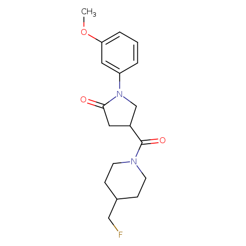4-[4-(fluoromethyl)piperidine-1-carbonyl]-1-(3-methoxyphenyl)pyrrolidin-2-one