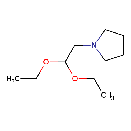 1-Pyrrolidineacetaldehydediethylacetal