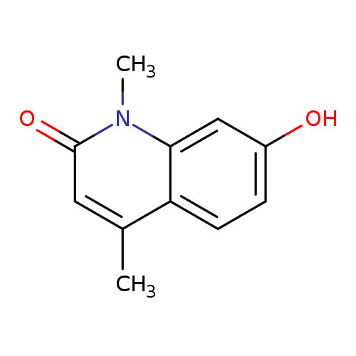 2(1H)-Quinolinone,7-hydroxy-1,4-dimethyl-(9CI)