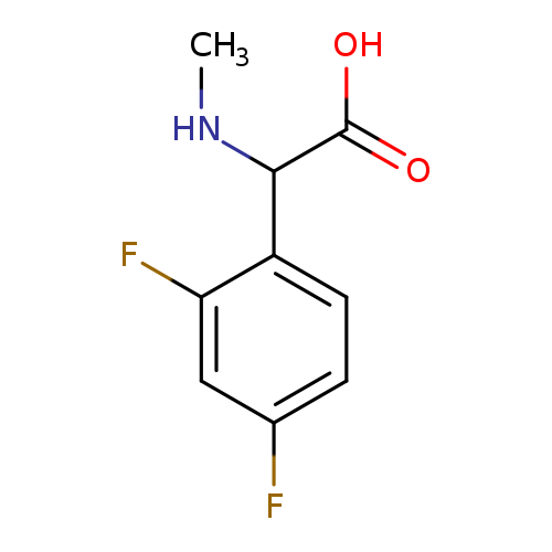 2-(2,4-Difluorophenyl)-2-(methylamino)acetic acid
