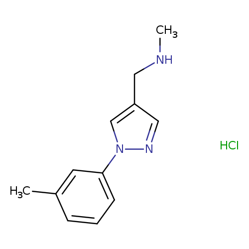 N-Methyl-1-[1-(3-methylphenyl)-1h-pyrazol-4-yl]methanamine hydrochloride