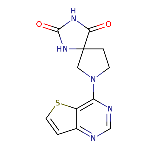 7-{thieno[3,2-d]pyrimidin-4-yl}-1,3,7-triazaspiro[4.4]nonane-2,4-dione