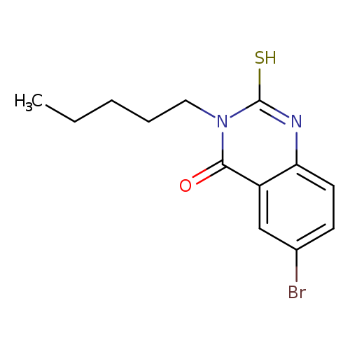 6-bromo-3-pentyl-2-sulfanyl-3,4-dihydroquinazolin-4-one