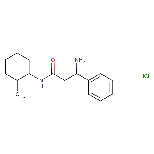 3-amino-N-(2-methylcyclohexyl)-3-phenylpropanamidehydrochloride,Mixtureofdiastereomers