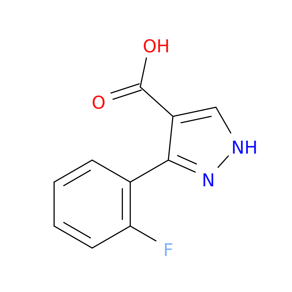 3-(2-Fluorophenyl)-1H-pyrazole-4-carboxylic acid