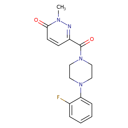 6-[4-(2-fluorophenyl)piperazine-1-carbonyl]-2-methyl-2,3-dihydropyridazin-3-one