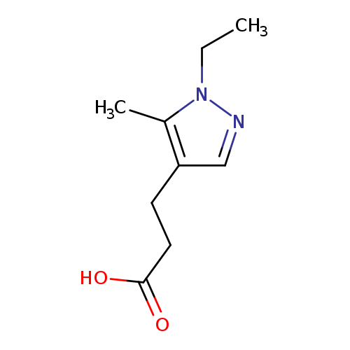 3-(1-ethyl-5-methyl-1H-pyrazol-4-yl)propanoic acid