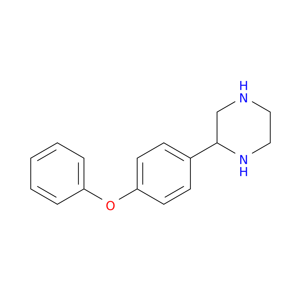 2-(4-phenoxyphenyl)piperazine