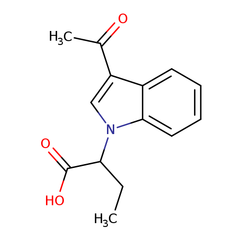 2-(3-ACETYL-1H-INDOL-1-YL)BUTANOIC ACID