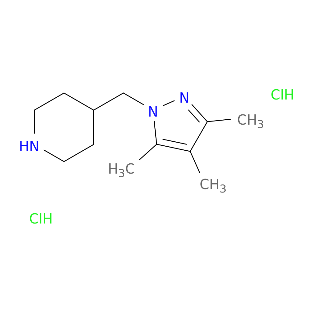 4-[(trimethyl-1H-pyrazol-1-yl)methyl]piperidine dihydrochloride